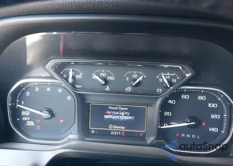 2021 GMC Sierra 1500 2Wd Short Box Elevation from USA, damaged, VIN 3GTP8CED4MG219128